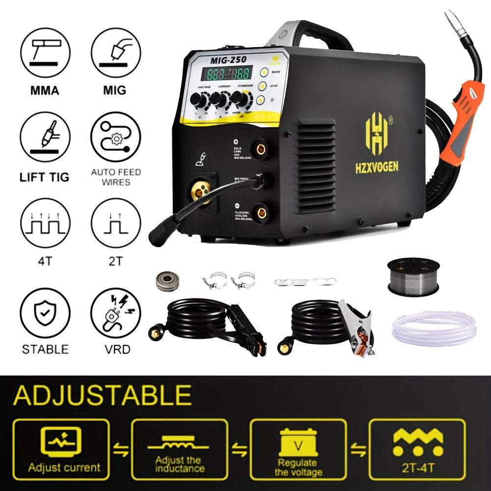 MIG Lasmachine – Lasapparaat – MIG Lasser – TIG Lasser – MMA Lasser – 5-in-1 Multifunctioneel – IGBT Inverter Met LED Display