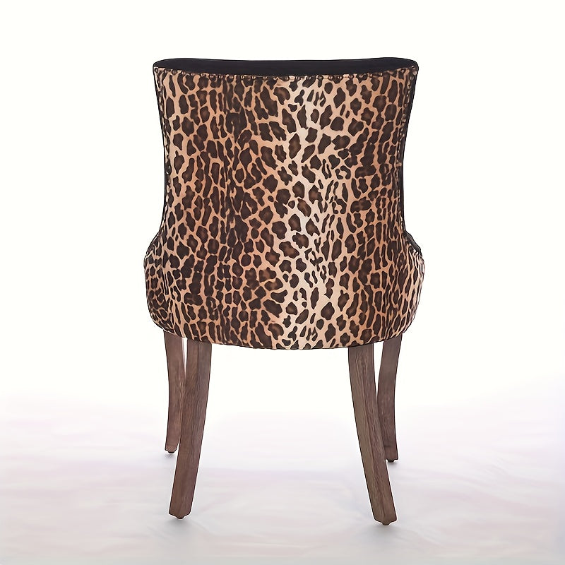 Stoel – Eetkamerstoel – Keukenstoel – Slaapkamerstoel – Fauteuil – Klassiek Design – Hoogwaardige Katoenstof – Makkelijk Schoon Te Maken