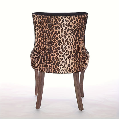 Stoel – Eetkamerstoel – Keukenstoel – Slaapkamerstoel – Fauteuil – Klassiek Design – Hoogwaardige Katoenstof – Makkelijk Schoon Te Maken