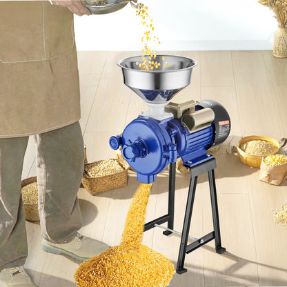Elektrische Graanmaler – Graanmolen – Maalmachine – Korenmolen – Meelmolen – 3000W Krachtige Motor – Instelbare Maalgraad