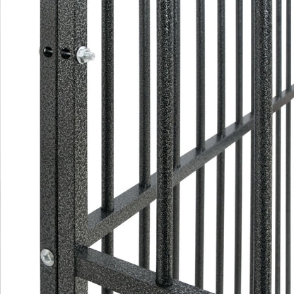 Hondenren – Hondenhok – Dierenhok – Puppyren – Hondenkooi – Stevig Gegalvaniseerd Staal – 403x400x100 cm