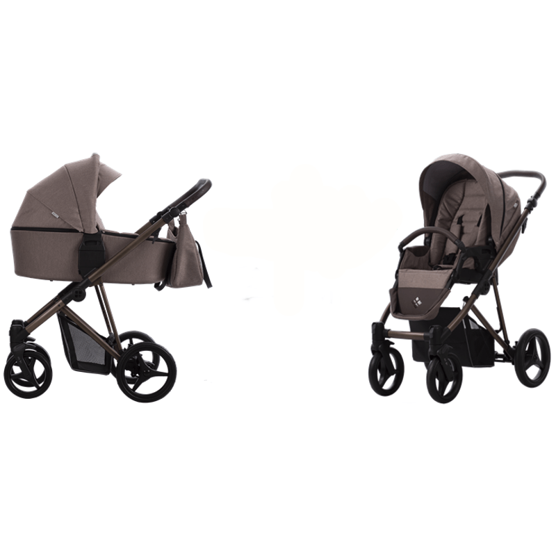 3‑in‑1 Multifunctionele Kinderwagen met Autostoel – Wandelwagen, Draag‑ & Zitkuip in Eén – Compact & Opvouwbaar