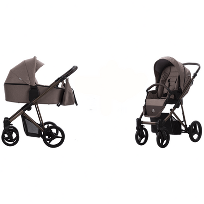 3‑in‑1 Multifunctionele Kinderwagen met Autostoel – Wandelwagen, Draag‑ & Zitkuip in Eén – Compact & Opvouwbaar