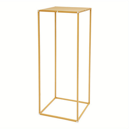 Wedding Flower Stand, Geometric Metal Flower Stand, Rectangle Flower Holder, Wedding Decor, Event Decoration, Minimalist Design, Modern Stand, Metal Stand, Display Stand, Square Stand
