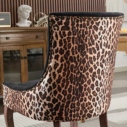 Stoel – Eetkamerstoel – Keukenstoel – Slaapkamerstoel – Fauteuil – Klassiek Design – Hoogwaardige Katoenstof – Makkelijk Schoon Te Maken