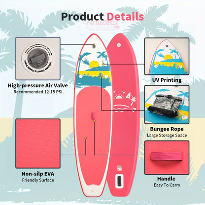 Opblaasbare Paddle Board – SUP Board – Stand Up Paddle – Inflatable Board – PVC Materiaal – Dubbele Laag – Antislip Dek