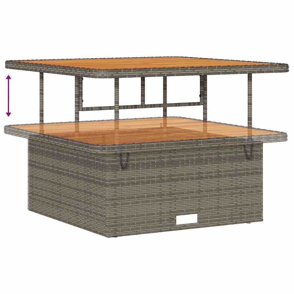 Tuinbank – Buitenbank – Loungeset – Buitenmeubel – Zithoek – 4 Persoons – Weerbestendig Stalen Frame – UV-bestendig Poly Rattan