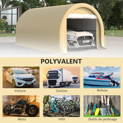 Carport – Garage – Overkapping – Autostalling – Opslagtent – Ruim 5x3 meter – Waterdicht PE 190 g/m² met Verzinkt Stalen Frame