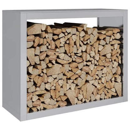 Houtopslag – Brandhoutrek – Haardhoutopslag – Houtberging – Houtrek – Gegalvaniseerd Staal – 100x40x80 cm – Stevig & Roestbestendig