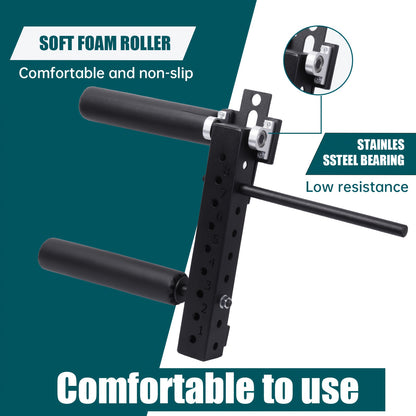 Leg Extension Attachment – Verstelbare Leg Curl – Squat Rack Accessoire – Been Trainmachine – Fitness Leg Equipment – Draagvermogen 120kg – Hoogwaardig Staal & Comfortabel Schuim