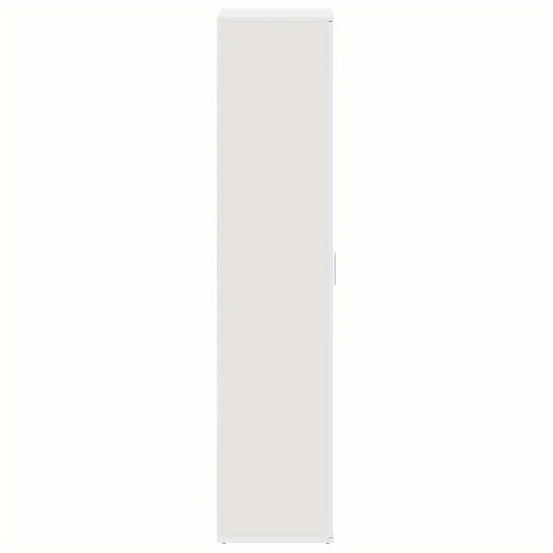 Schoenenkast – Schoenenopberger – Schoenenrek – Halkast – Smalle Schoenenkast – Massief Houten Kast – 80x39x180 cm – Duurzaam Wit Design