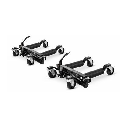 Hydraulische Autowagen – Voertuigverplaatser – Versleepwagen – Hefwagen – Verplaatswagentje – Verstelbare Hoogte 38-66 cm – Draagvermogen 680 kg Per Stuk
