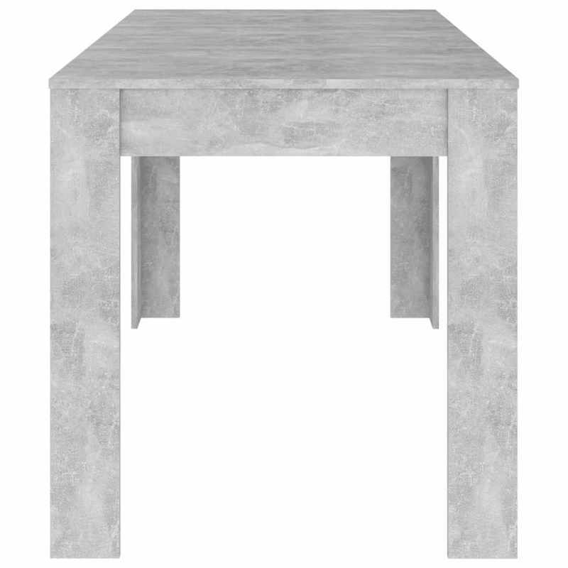 Eettafel – Keukentafel – Tafel – Eetkamertafel – Houten Tafel – Cementgrijs – Massief Hardhout – Weerbestendig – 140x74,5x76 cm