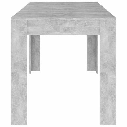 Eettafel – Keukentafel – Tafel – Eetkamertafel – Houten Tafel – Cementgrijs Blad – Hardhout – 140x74,5x76 cm – Weerbestendig – Uitschuifbaar