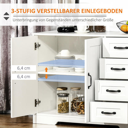 Opbergkast – Opbergmeubel – Kasten – Opbergmeubel – Multifunctionele Kast – Hardhout & Metaal – Compact Formaat Minder Dan 70 cm