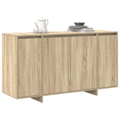 Oak Sideboard Sonoma eiken Gefabriceerd wood 135 x 41 x 75cm Practical and removable