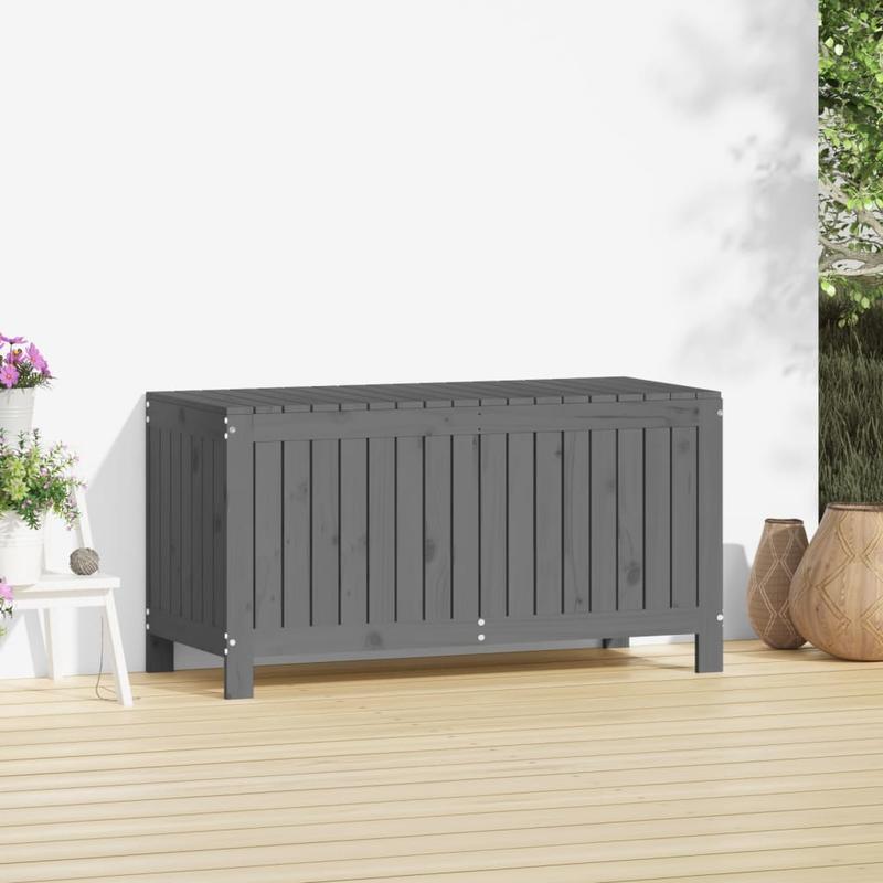 Tuinkist – Opbergbox – Kussenbox – Tuinopbergkast – Opbergkist – Massief Dennenhout – 115x49x60 cm – Weerbestendig – Minimalistisch Design