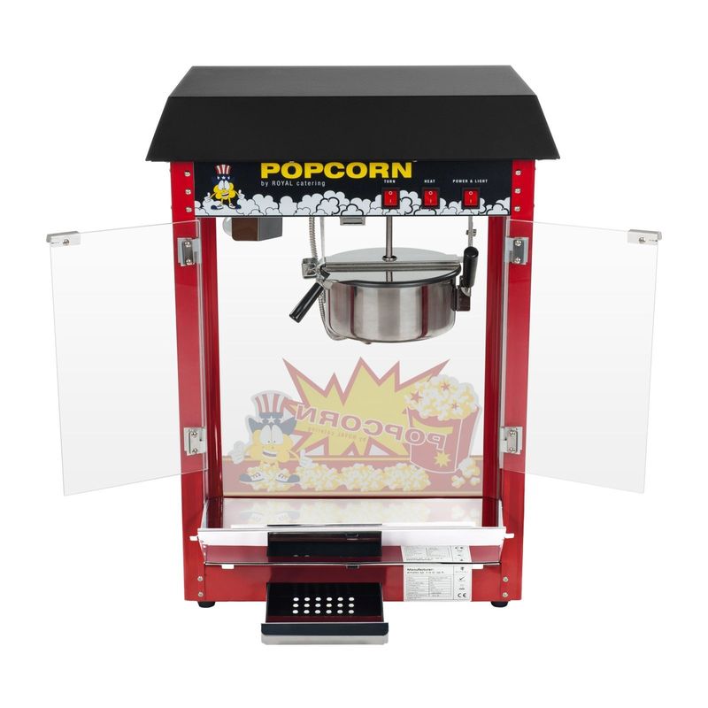 Bar Popcorn Machine with Black Visor - QUORE