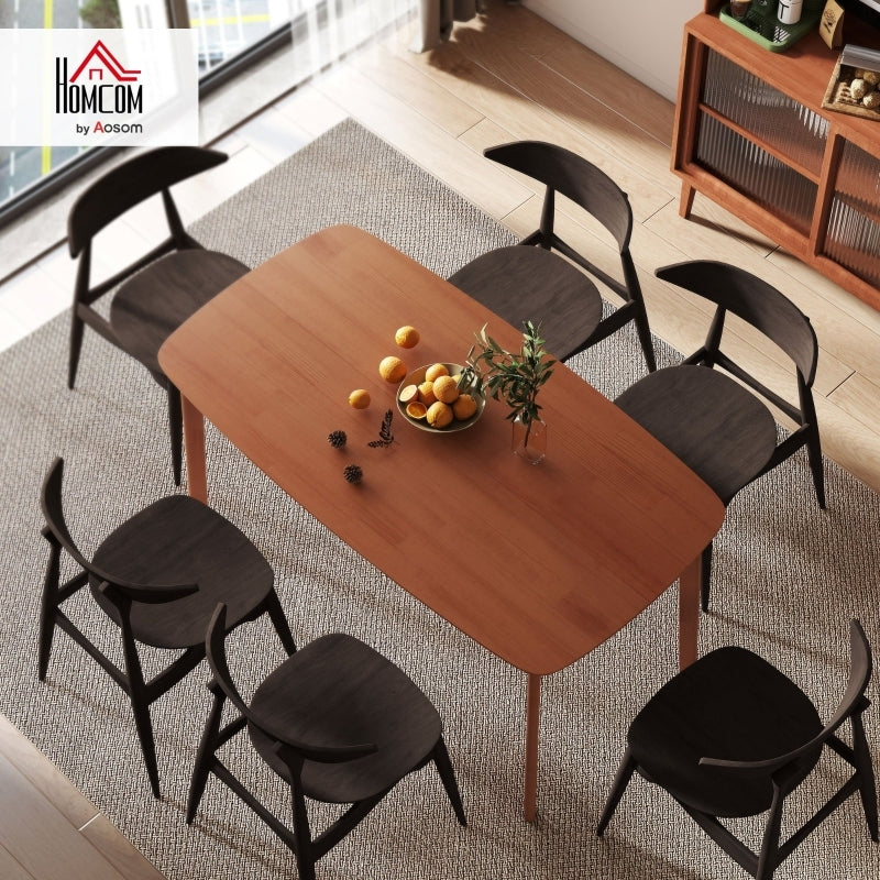 Eettafel – Tafel – Keukentafel – Landelijke Tafel – Eetkamertafel – Bruin – Gelakt Houten Blad – 150x80x76 cm