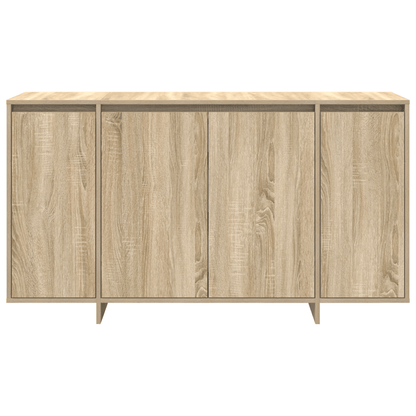 Oak Sideboard Sonoma eiken Gefabriceerd wood 135 x 41 x 75cm Practical and removable