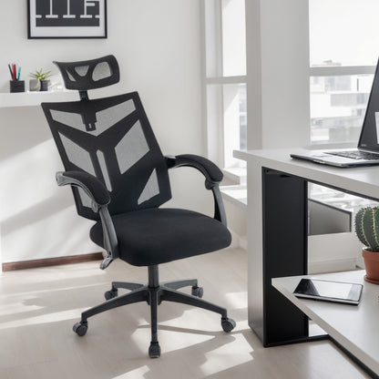 Gamingstoel – Gamestoel – Gaming Chair – Game Stoel – Bureaustoel – Ergonomisch Design – Uittrekbare Voetensteun – Zwart-Rood