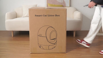 Kattenbak Elektrisch – Automatische Kattenbak – Zelfreinigende Kattenbak – Automatische Schepfunctie – Slimme Kattenbak Met App – Grote Inhoud 10L – Dubbele Geurverwijdering