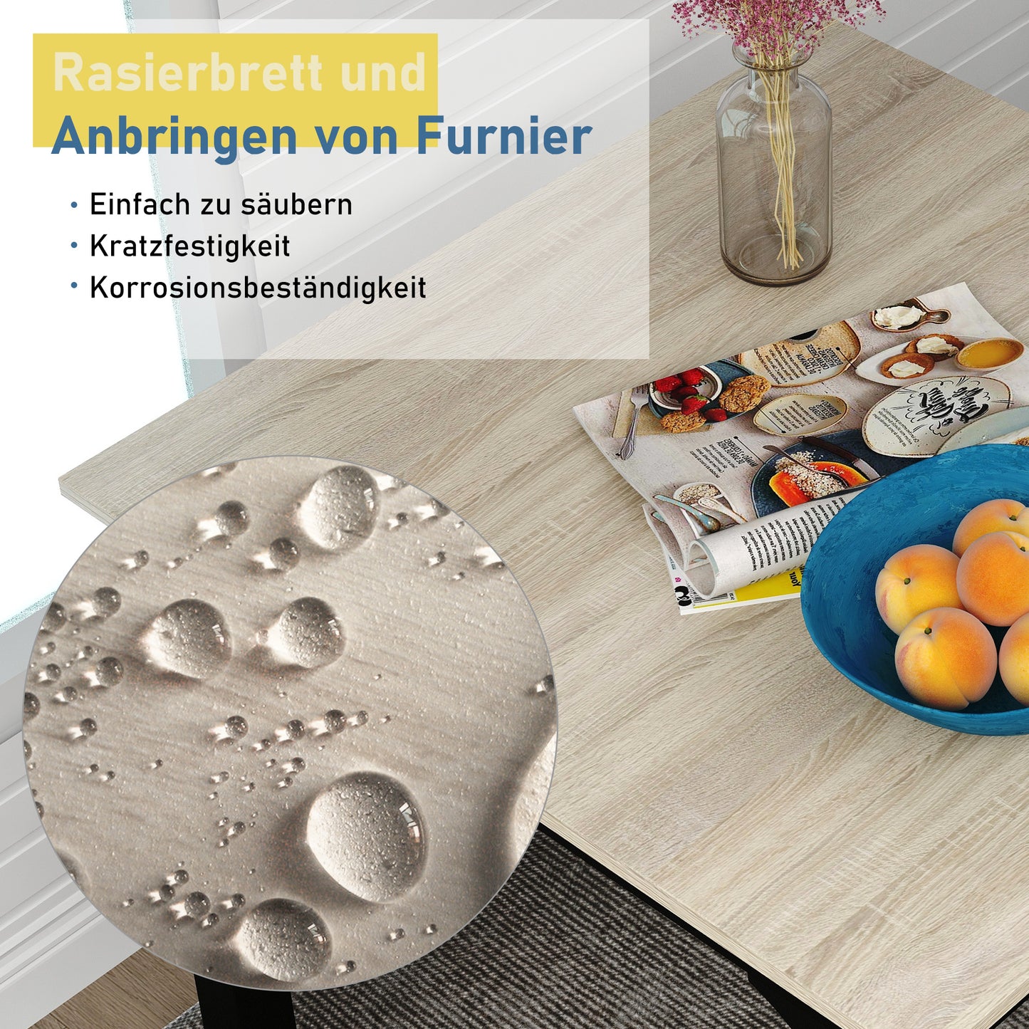 Salontafel – Koffietafel – Woonkamertafel – Tafel met Opbergruimte – Industriële Salontafel – Smeedijzeren Frame – Gehard Glasblad – Extra Ruime Opbergruimte – Compact Formaat – Grijs