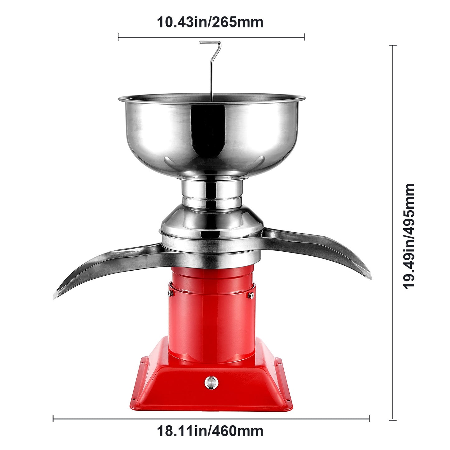 Elektrische Roomseparator – Melkscheider – Roomafscheider – Melk- en Roommachine – Zuivelseparator 8600g – Roestvrij Staal 304 – 30W Motor 100L/H Capaciteit