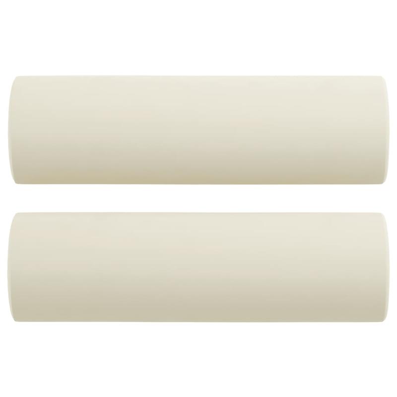 3-Zits Bank – Driezitsbank – Sofa – Zitbank – Hoekbank – Crème Beige – Robuust Hardhouten Frame – Comfortabele Schuimvulling