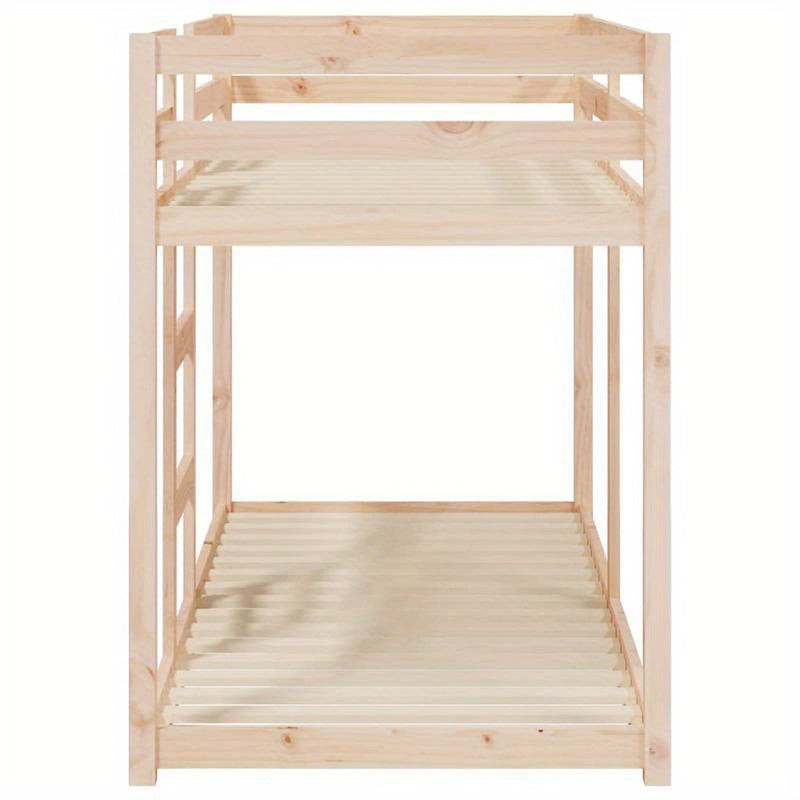 Stapelbed – Hoogslaper – Bunkbed – Kinderbed – Eenpersoonsbed – Massief Grenen Hout – 75x190 cm