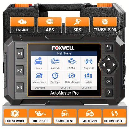 OBD2 Scanner – Diagnosetool Auto – Code Reader – Foutcode Scanner – Auto Diagnose – 4 Systemen Met 5 Servicefuncties – APK Rapport Exporteren