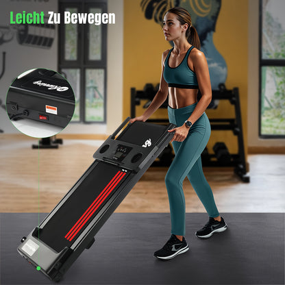2-in-1 Opvouwbare Loopband – Hardloopband – Wandelloper – Fitnessapparaat – Elektrische Loopband – Krachtige 2.0 PK Motor – Compact Ruimtebesparend Design