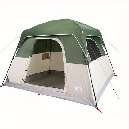 Tent – Kampeertent – Familietent – Koepeltent – Outdoor Tent – Ruim Voor 4 Personen – Stevig Waterdicht PVC – Trekkoordsluiting Groen