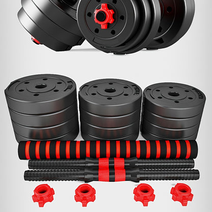 Verstelbare Dumbbell – Dumbbellset – Halterset – Krachttraining Gewichten – Fitness Halters – 20 kg – Antislip Handgrepen – Robuuste Metalen Stangen