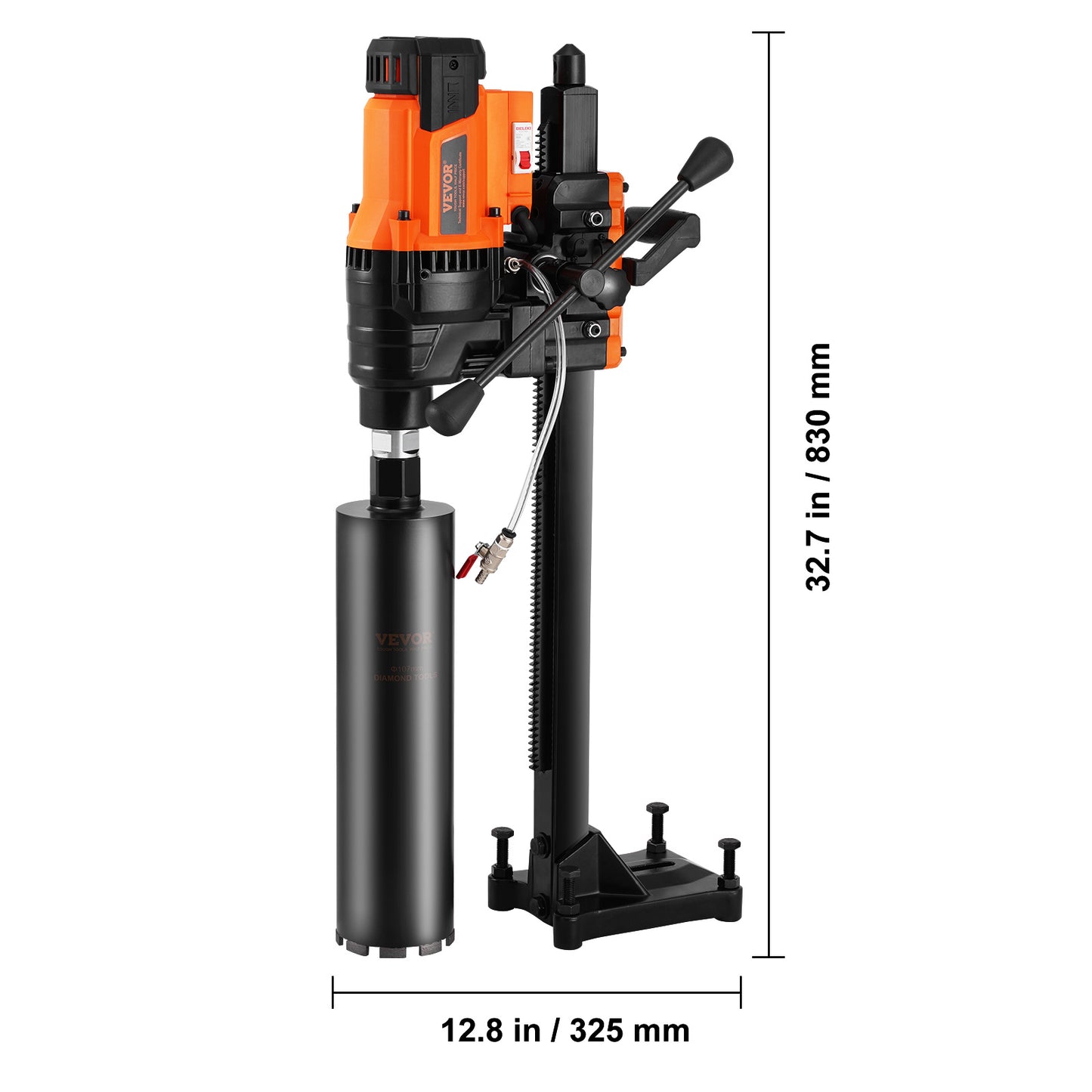 Diamantzwaarboor – Kernboormachine – Kernboor – Betonboor – Kroonboor – 3200W Krachtige Motor – Boordiameter 20-250 mm
