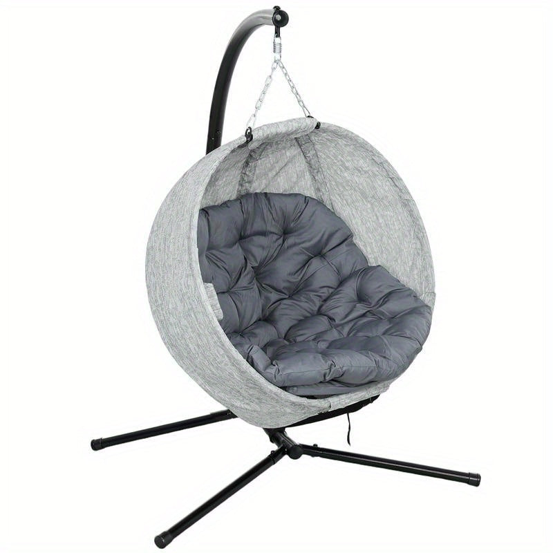 Klapstoel – Vouwstoel – Slaapstoel – Fauteuil – Slaapbank – Verstelbare Rugleuning – Ruimtebesparend Design – Stevig Metaal en Hout