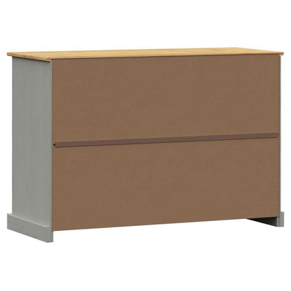 Sideboard – Dressoir – Kast – Opbergmeubel – Buffetkast – Grijs – Massief Grenenhout – 113x40x75 cm – Veelzijdige Opbergruimte – Duurzaam Design