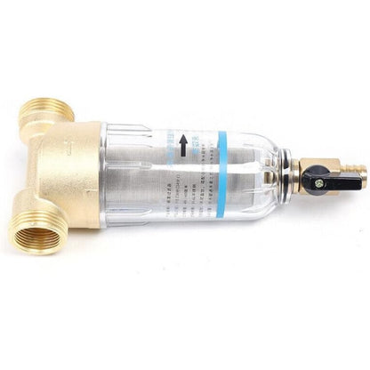 Voorfilter – Voorfilterwater – Waterfilter – Sedimentfilter – Roestvrijstalen Filter – Filterprecisie 40 Micron – Inlaatdiameter 86 mm