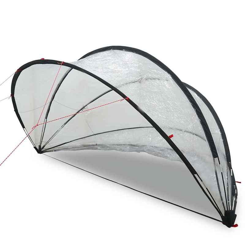 Doorzichtige Pool-Dome – Zwembad Overkapping – Zwembadhoes – Zwembad Bescherming – Zwembad Tent – Ovale Vorm – Duurzaam PVC – Geschikt Voor Alle Seizoenen
