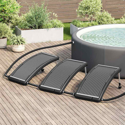 Zwembadverwarming – Zwembad Warmtepanelen – Solar Verwarming – Pool Heater – Zonne-energie – Gebogen Paneel – Weerbestendig 110x65 cm