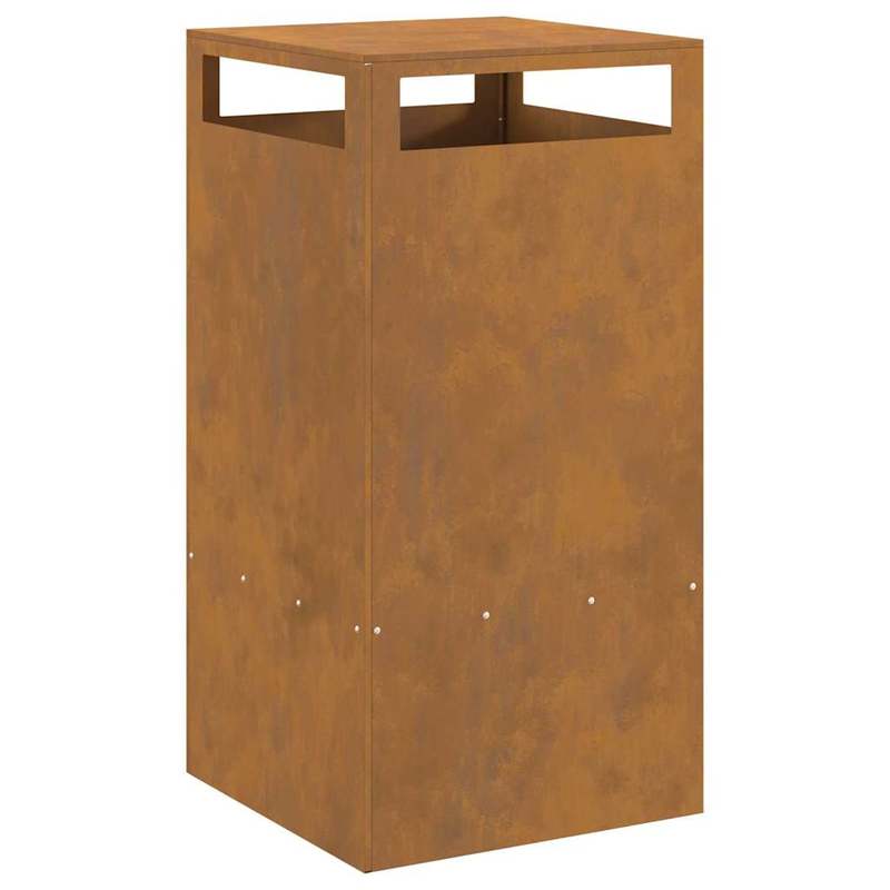 Fire Pit Brown 50 X 50 X 100Cm Corten Steel This Stylish Rectangular Outdoor Fire Pit Provides Warmth And Ambiance on Chilly Evenings. It'S Built to Last, So You Don'T Have to Worry about Wear And Tear. It'S The Perfect Choic