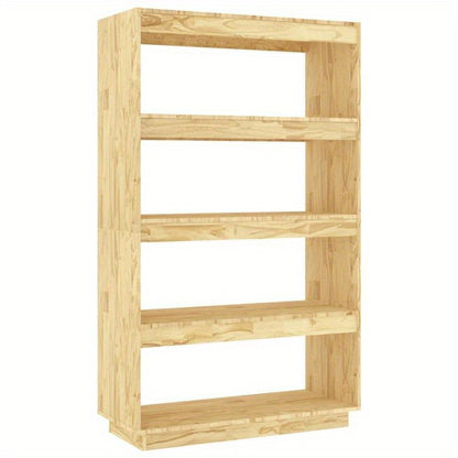Bookshelf/Room Divider 80X35X135 Cm Made of Solid Pine Wood