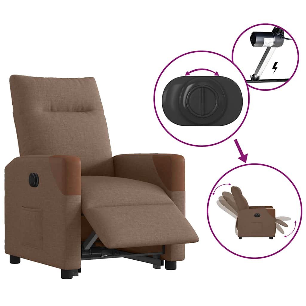 Elektrische Zit-Sta Stoel – Sta Op Stoel – Relaxfauteuil – Verstelbare Stoel – Ergonomische Zitstoel – Elektrische Liftfunctie – Verstelbare Rugleuning Tot 135°