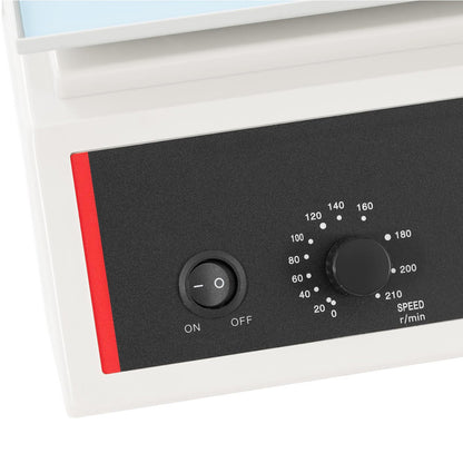 Orbitale Schudplatform – Laboratorium Shaker – Mengplaat – Schuder – Testbuis Schudplatform – Instelbare Snelheid 0-210 RPM – Timer 0-60 Min – Groot Platform 31,5x21,8 cm – Robuuste ABS Behuizing
