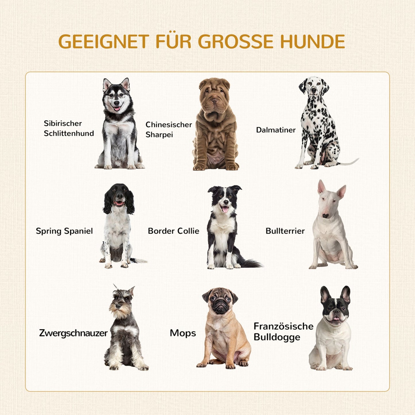 hondenbench – hondenkooi – hondenhok – hondenmand – hondenren – moderne design – waterafstotend kussen – 94x60x71,5 cm – natuurlijke houtlook