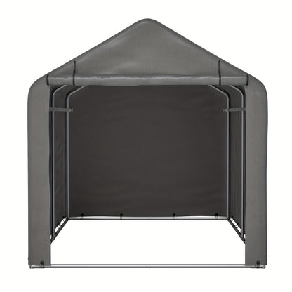 Fietsenstalling – Fietsberging – Fietsenhok – Gereedschapsschuur – Tuinhuisje – 160x220x165 cm – Waterdicht PE Materiaal – Rolluikdeur