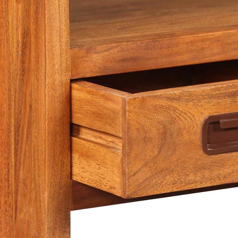 Tv Dressoir – Tv Meubel – Opbergkast – Dressoir – Kast – Massief Acaciahout – 90x30x55 cm – Wandmontage – Rustiek Design