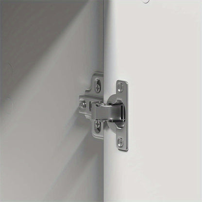 Moderne Witte Kledingkast – Opbergkast – Garderobekast – Kleerkast – Dressoirkast – 3,2+ Kubieke Voet – Duurzaam MDF Hout – Eenvoudige Montage