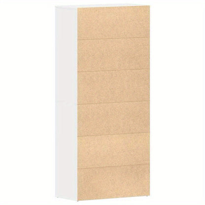 Schoenenkast – Schoenenopberger – Schoenenrek – Halkast – Smalle Schoenenkast – Massief Houten Kast – 80x39x180 cm – Duurzaam Wit Design