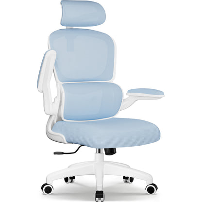 Office Chair with Adjustable Headrest, Armrests, and Lumbar Support, Load Capacity up to 150 kg